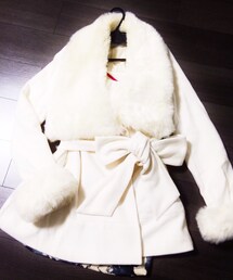 DELYLE | ボリュームファーリボンコート(ダウンジャケット/コート)