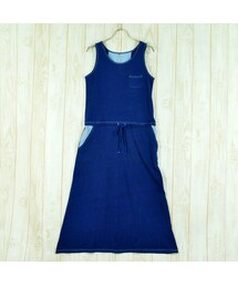 Wordtrobe | デニム風裏毛マキシワンピース(ワンピース)