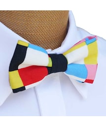 NIRAME.CO | 蝶ネクタイ カラフルチェック(蝶ネクタイ)