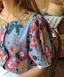 スランフラワーボタンBL(シャツ/ブラウス)