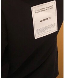 VETEMENTS | パーカー