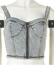 CECIL McBEE | デニムビスチェ(タンクトップ)