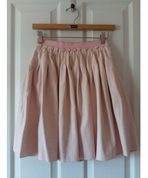 PINK TARTAN | Thrifted pink leather skirt(スカート)