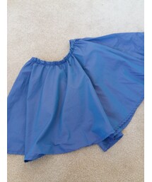 Handmade | Blue+Purple full circle skirt(スカート)