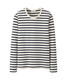 UNIQLO | 條紋圓領T(Tシャツ/カットソー)