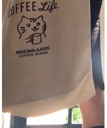 マイクロレディコーヒースタンド | トートバッグ