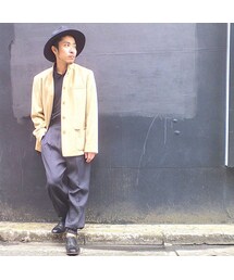 スタンドカラー　ジャケット(テーラードジャケット)