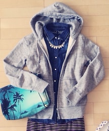 UNIQLO | グレーパーカー(パーカー)