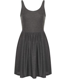 kitschen | Grey Sleeveless Skater Dress(ドレス)