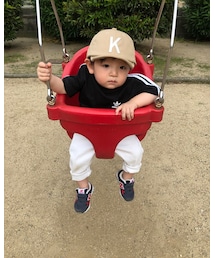 ブランコで固まる啓太😫 | その他