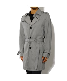 千鳥格子トレンチコート（BURBERRY BLACK LABEL）(トレンチコート)