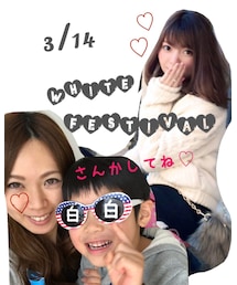 白フェス♡参加してね(*⁰▿⁰*) | ♡マイチーより♡(ポスター/アート)