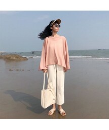 サンスクリーンカットソー(Tシャツ/カットソー)