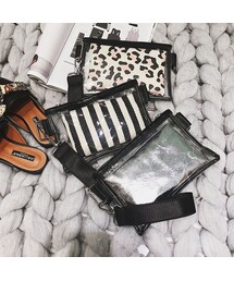 クリア透明ショルダーポーチバッグ(ショルダーバッグ)