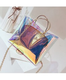 バッグインミラーハンドバッグ(トートバッグ)