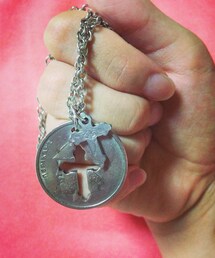 どこかの国の使われていないコイン | パパがつくったネックレス
(ネックレス)
