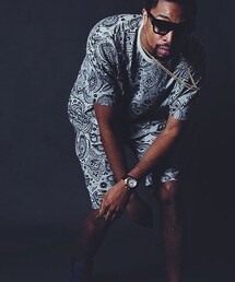 FRESH GOODS | OVER SIZE PAISLEY TEE & SHORTS(セットアップ)