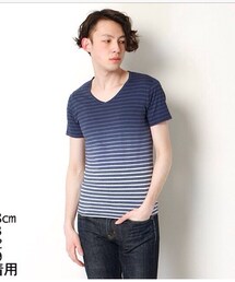 HIGH STREET | グラデーションボーダーTシャツ(Tシャツ/カットソー)