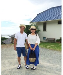 夫婦で青×白コーデ♡ | その他