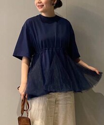 【ダブルチュールTシャツ ¥14,300税込】 | トップス