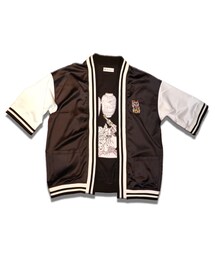 Himejien | 法被(法被)の形にスカジャンどドッキングしたノーカラージャケット。(スカジャン)