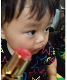 ｵﾏｹ。ママの口紅でイタズラ😱💦 | その他