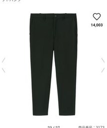 GU | イージーアンクルパンツ ブラック(パンツ)