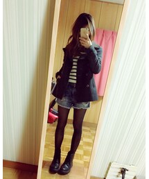 アウターはpea coatで＊ | ジャケット/アウター