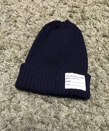 petit main | ニットキャップ黒(ニットキャップ/ビーニー)