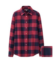 UNIQLO | WOMEN フランネルチェックシャツ(長袖)13・34・42・69
(シャツ/ブラウス)