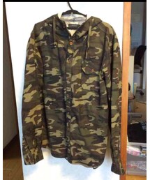 古着 | カモフラジャケットメンズのＭ(ミリタリージャケット)