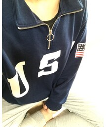 ジップ開けてもいい感じ | スウェット