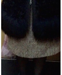 VINTAGE | vintage tweed skirt from one of my favorite shop in Brick Lane London many years ago.(スカート)