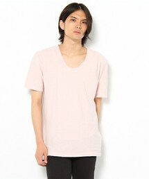 AZUL by moussy | スラブ天竺切りっぱVネック半袖T(Tシャツ/カットソー)