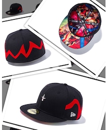 NEW ERA | 59FIFTY Taro Okamoto Tower of the Sun“太陽の塔” ブラック×レッド(キャップ)