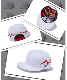 NEW ERA | 9FIFTY Taro Okamoto Tower of the Sun“太陽の塔” ホワイト×レッド(キャップ)