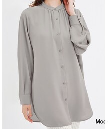 GU | バンドカラーシャツ(シャツ/ブラウス)