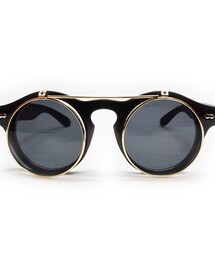 no brand | ノーブランド ラウンド フリップアップ サングラス(サングラス)