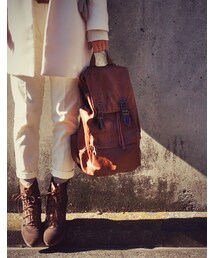 SAZABY | ブラウンフェイクレザーリュック(バックパック/リュック)