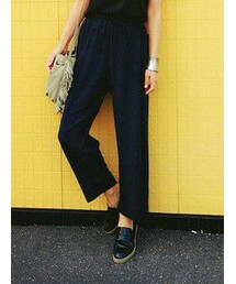 used  | ネイビーのテロテロパンツ(パンツ)