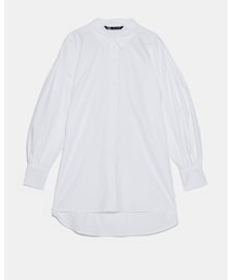 ZARA | ボリュームポプリンシャツ　XXL (シャツ/ブラウス)