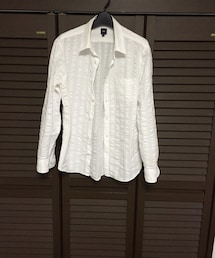 GAP | ギャップ 白織柄シャツ(シャツ/ブラウス)