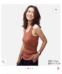 UNIQLO | リブタンクトップ(タンクトップ)