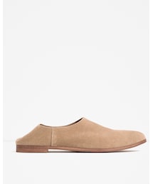 ZARA | フラットレザーシューズ(シューズ)