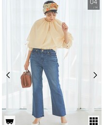 Rouge vif | Upperhights 別注THE　BIRKIN(デニムパンツ)