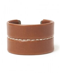 nonnative | GARDENER BANGLE WIDE BRASS WITH COW LEATHER(ブレスレット)