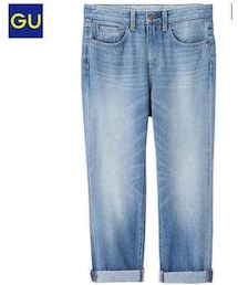 GU | ボーイフレンドアンクルジーンズ(デニムパンツ)