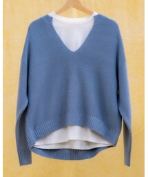 しまむら | 2セット DFニットPO＋Tシャツ(ニット/セーター)