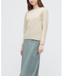 UNIQLO | ストレッチダブルフェイスプルオーバー(Tシャツ/カットソー)