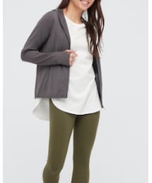 UNIQLO | コットンロングシャツテールT(Tシャツ/カットソー)